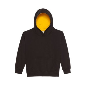 Sweat enfant capuche contrastée 3