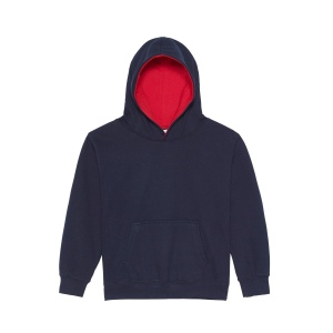 Sweat enfant capuche contrastée 10