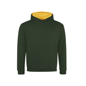 Sweat enfant capuche contrastée 16