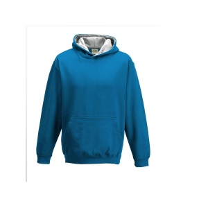 Sweat enfant capuche contrastée 15