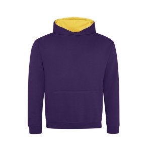 Sweat enfant capuche contrastée 17