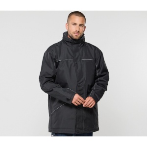 Parka avec passepoil réfléchissant