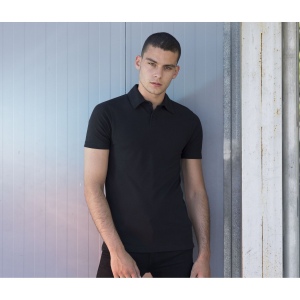 Polo homme stretch