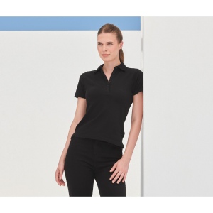 Polo femme stretch
