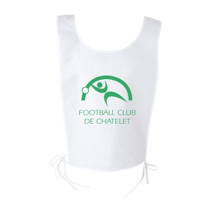 Chasuble blanc sport adulte (+Quadri sublimation QS11) 4