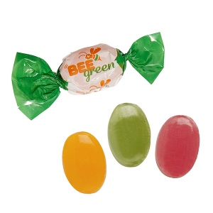 Bonbons en papillote compostable, Maxi oval