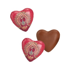 Cœur en chocolat - personnalisé