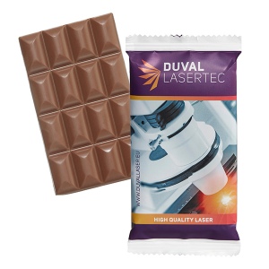 Tablette de chocolat L, flowpack conventionnel