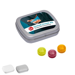 Mini boîte à pastilles avec Bonbons Pulmoll