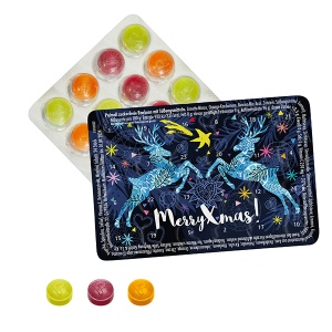 Le plus petit calendrier (de l'avent) du monde MOTIFS STANDARDS avec Pulmoll