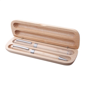 Nawodu set écriture en bois naturel 2