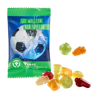 Formes STANDARD de gommes de fruits, 15 g, sachet conventionnel