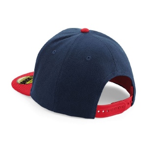 Casquette style rappeur visière contrastée 18
