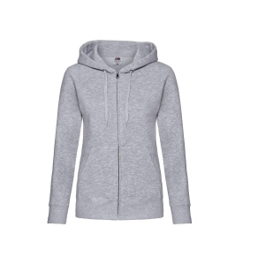 Sweat capuche grand zip femme 5