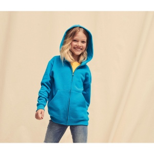 Sweat capuche grand zip enfant 18