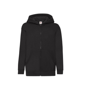 Sweat capuche grand zip enfant 2