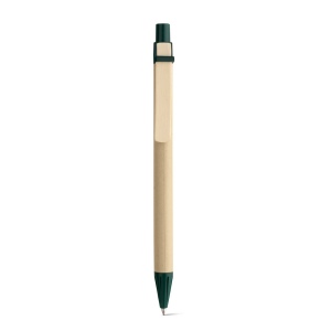 NAIROBI. Stylo à bille en papier kraft et clip en bois 8