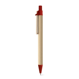 NAIROBI. Stylo à bille en papier kraft et clip en bois 3