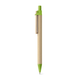 NAIROBI. Stylo à bille en papier kraft et clip en bois 5