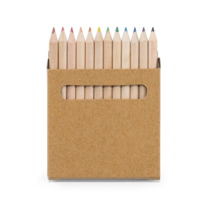 COLOURED. Boîte avec 12 crayons de couleur 4