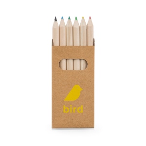 BIRD. Boîte avec 6 crayons de couleur 3