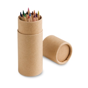 CYLINDER. Boîte avec 12 crayons de couleur 2