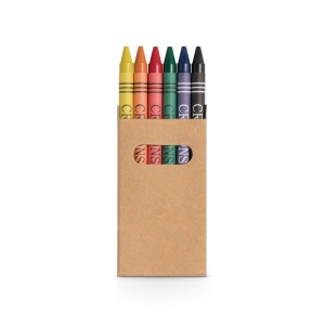 EAGLE. Boîte avec 6 crayons de cire 4