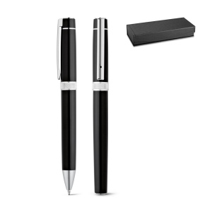 DOURO. Set de roller et stylo en métal avec clip