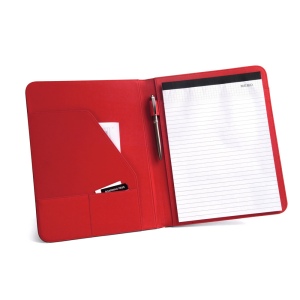 FITZGERALD. Porte-documents A4 en PU et 800D avec bloc de pages lignées 7