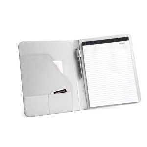 FITZGERALD. Porte-documents A4 en PU et 800D avec bloc de pages lignées 9