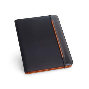 FITZGERALD. Porte-documents A4 en PU et 800D avec bloc de pages lignées 6