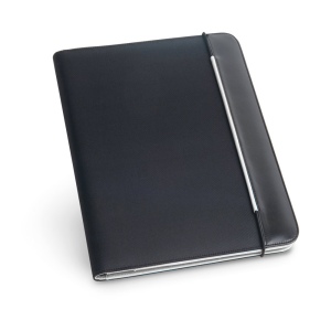 FITZGERALD. Porte-documents A4 en PU et 800D avec bloc de pages lignées 4