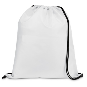 CARNABY. Sac à dos 210D avec cordons de serrage noirs 18