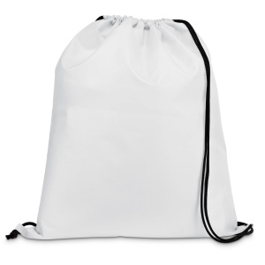 CARNABY. Sac à dos 210D avec cordons de serrage noirs 5