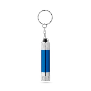 LERGAN. Porte-clés en aluminium avec lampe de poche 3 LED 12