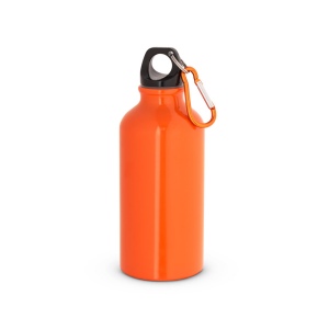 LANDSCAPE S. Bouteille de sport 400mL en aluminium avec mousqueton 10