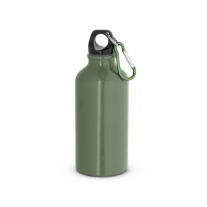 LANDSCAPE S. Bouteille de sport 400mL en aluminium avec mousqueton 14