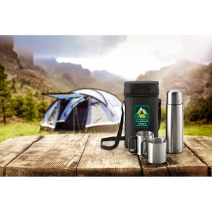DURANT. Ensemble thermos et mug en acier inoxydable 3