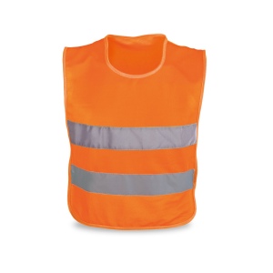 MIKE. Gilet réfléchissant pour enfant, 100 % polyester 3