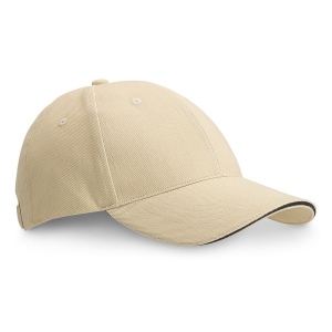 CHRISTOPHE. Casquette sandwich 100% coton (260 g/m²) 5