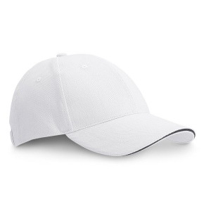 CHRISTOPHE. Casquette sandwich 100% coton (260 g/m²) 4