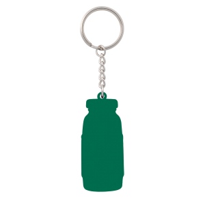 Porte-clés pvc souple 2d fond plat - 70 mm 3