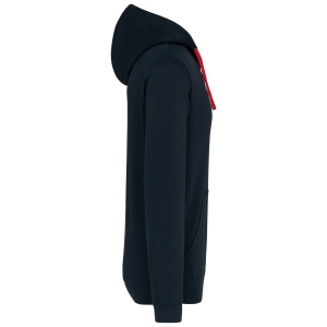 Sweat-shirt capuche contrastée homme 58