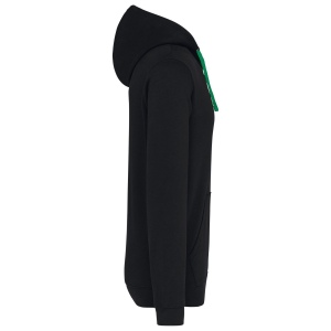 Sweat-shirt capuche contrastée homme 63