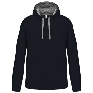 Sweat-shirt capuche contrastée homme 8