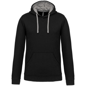 Sweat-shirt capuche contrastée homme 2