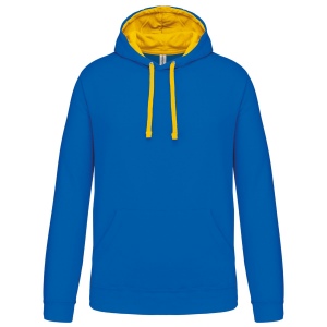 Sweat-shirt capuche contrastée homme 7