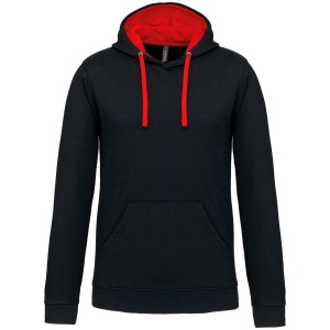 Sweat-shirt capuche contrastée homme 3