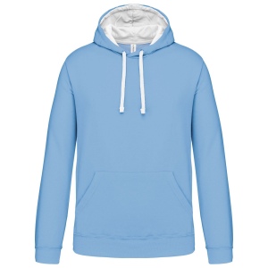 Sweat-shirt capuche contrastée homme 16
