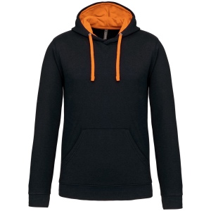 Sweat-shirt capuche contrastée homme 21